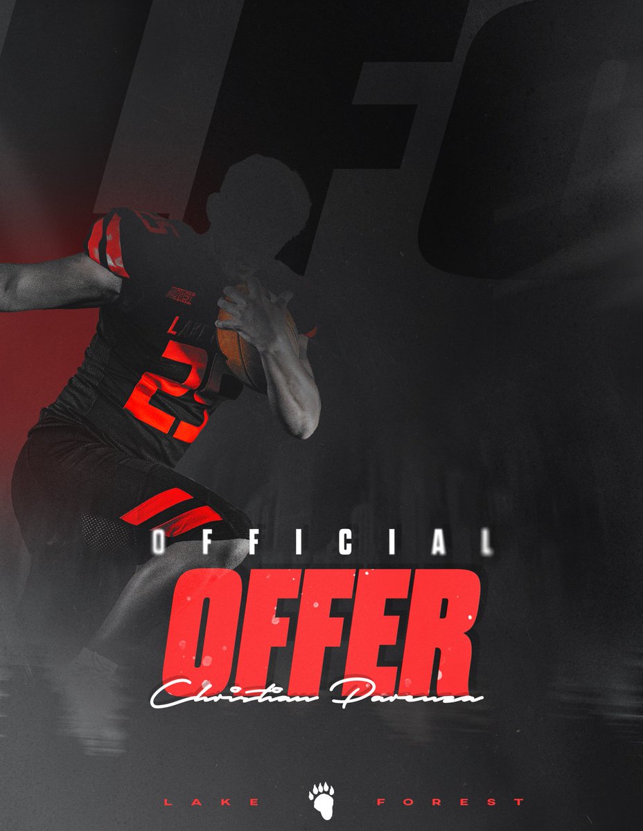Christian Parenza (@cparenza) on Twitter photo After an incredible conversation with <a href="/LFC_FOOTBALL/">Jim Catanzaro</a>, I am blessed to say I received an offer from Lake Forest College!!!
#BST
<a href="/jason247scout/">Jason Jewell</a>
<a href="/CoachMMartinez/">Mark Martinez</a>
<a href="/FootballBrophy/">Brophy Football</a>
<a href="/BrophyAthletics/">Brophy Athletics</a> After an incredible conversation with <a href="/LFC_FOOTBALL/">Jim Catanzaro</a>, I am blessed to say I received an offer from Lake Forest College!!!
#BST
<a href="/jason247scout/">Jason Jewell</a>
<a href="/CoachMMartinez/">Mark Martinez</a>
<a href="/FootballBrophy/">Brophy Football</a>
<a href="/BrophyAthletics/">Brophy Athletics</a>