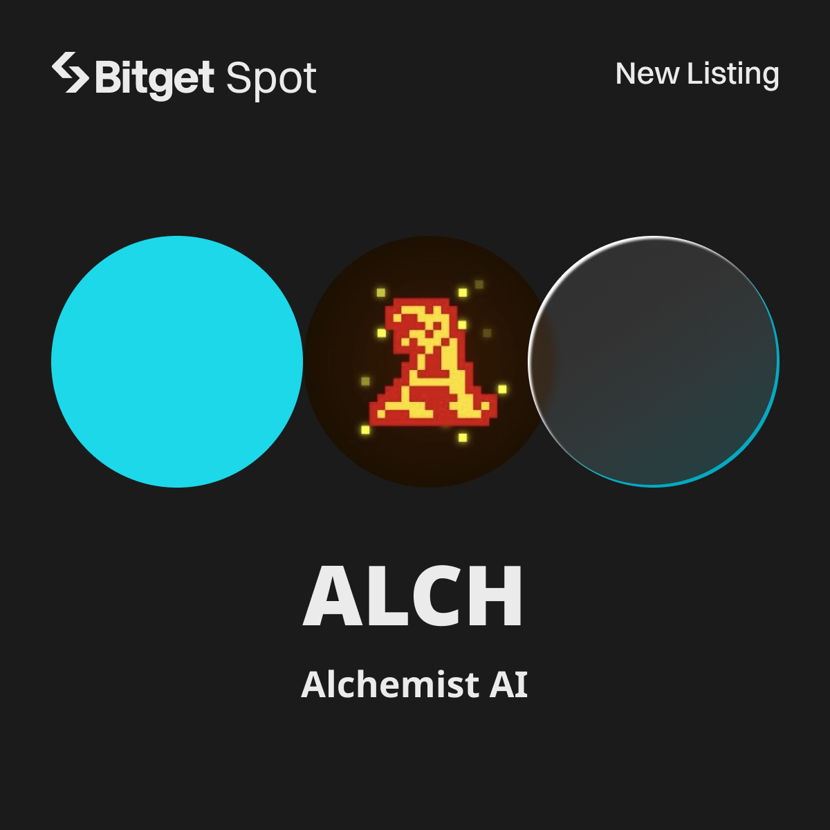 bitget's tweet photo. New Listing - $ALCH @alchemistAIapp

$ALCH/USDT trading is now LIVE on #BitgetSpot. 

🚀 Trade now: https://t.co/2YAHc5UnPX 

Details: https://t.co/Pmmu4qQcsW https://t.co/07JbXBwiGy