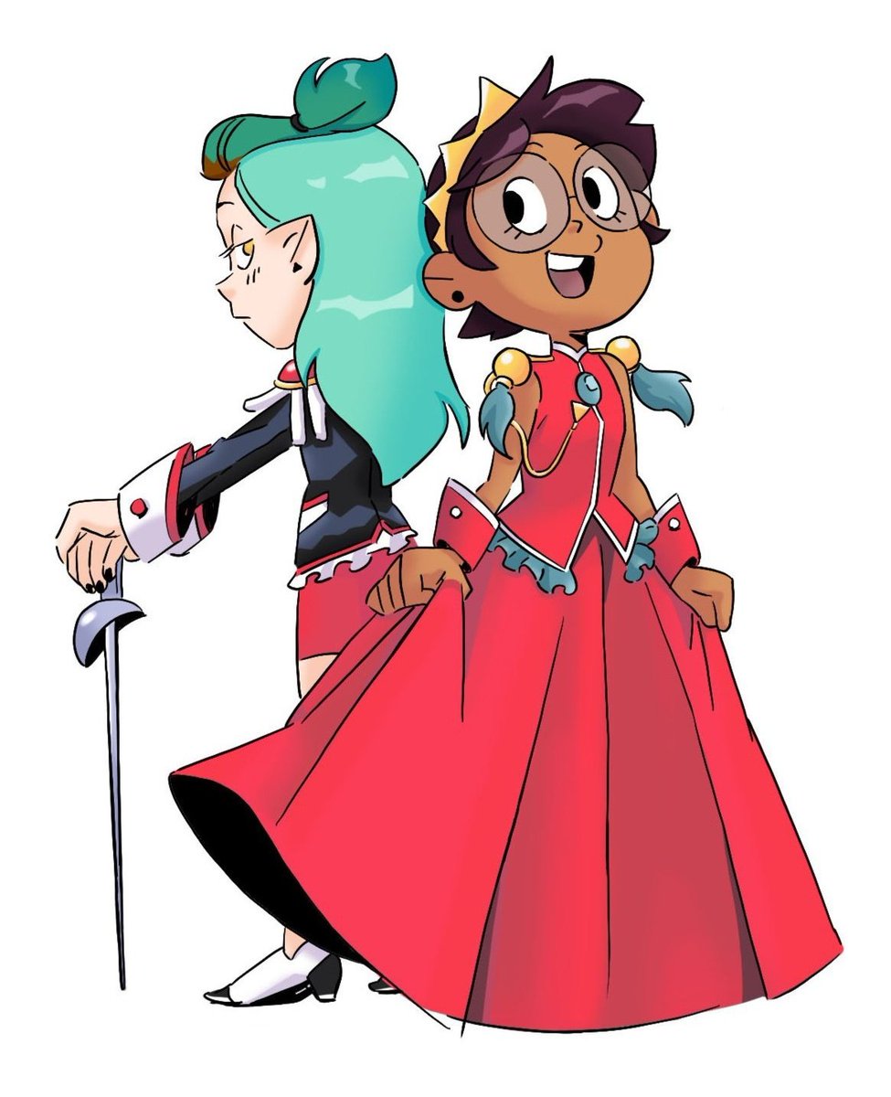 kolapon_art's tweet photo. Gave some color to Dana's art of Lumity as Utena and Anthy ♥️ https://t.co/NdsrlkpcYQ