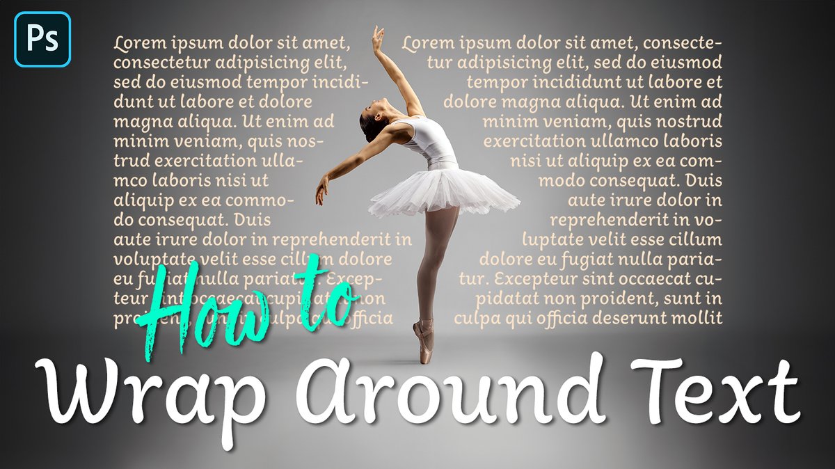 BlueLightningTV's tweet image. youtu.be/L3e1ZqIB31Y
Photoshop CC 2024 tutorial showing how to wrap text around any shape.

#typography #texteffect #photoshop #adobephotoshop #graphicdesign #bluelightningtv #bltv #martygeller #photoediting #wraptext #ballet #balletdancer #poster #posterdesign