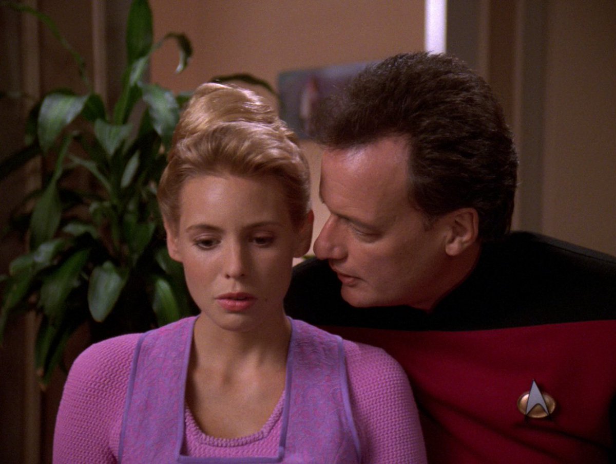 JanelleWaz's tweet photo. The episode where Q refuses to acknowledge the definition of personal space. #TNG #TrueQ #allstartrek https://t.co/1Evq6LavyZ