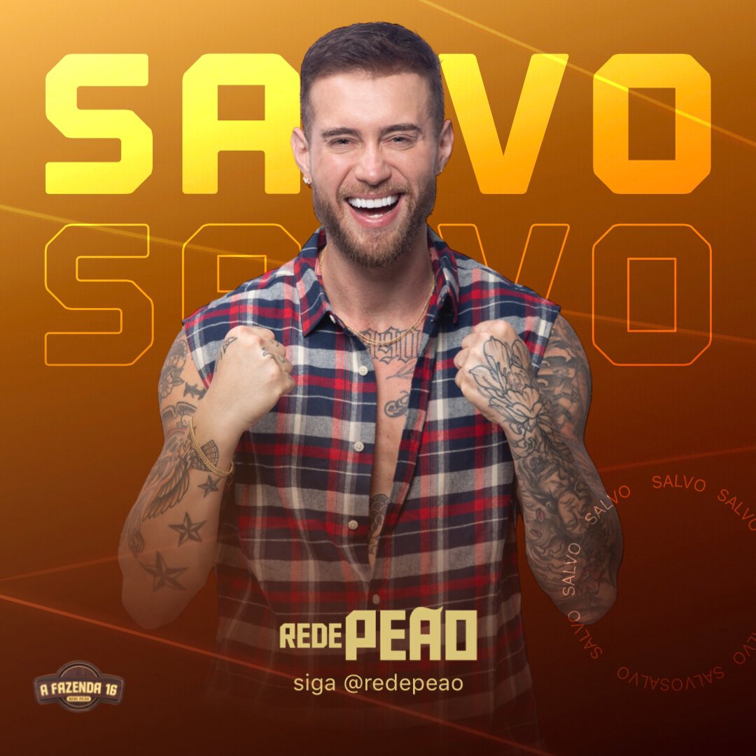 redepeao's tweet image. Eles foram salvos da Roça Especial e garantem vaga no #TOP6 do reality, gostaram???? #EliminaçãoAFazenda #AFazenda