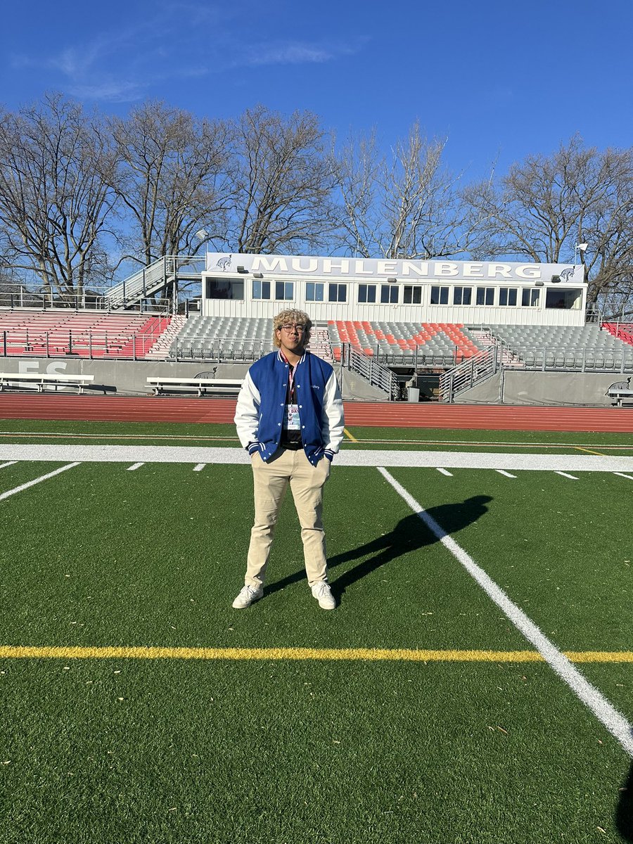 jaimesanchez033's tweet photo. Had an enjoyable time learning about Muhlenburgs program and school yesterday! It’s truly a unique and vibrant place filled with culture. @Coach__Roman @DigInMules https://t.co/pUjqZWcD0p
