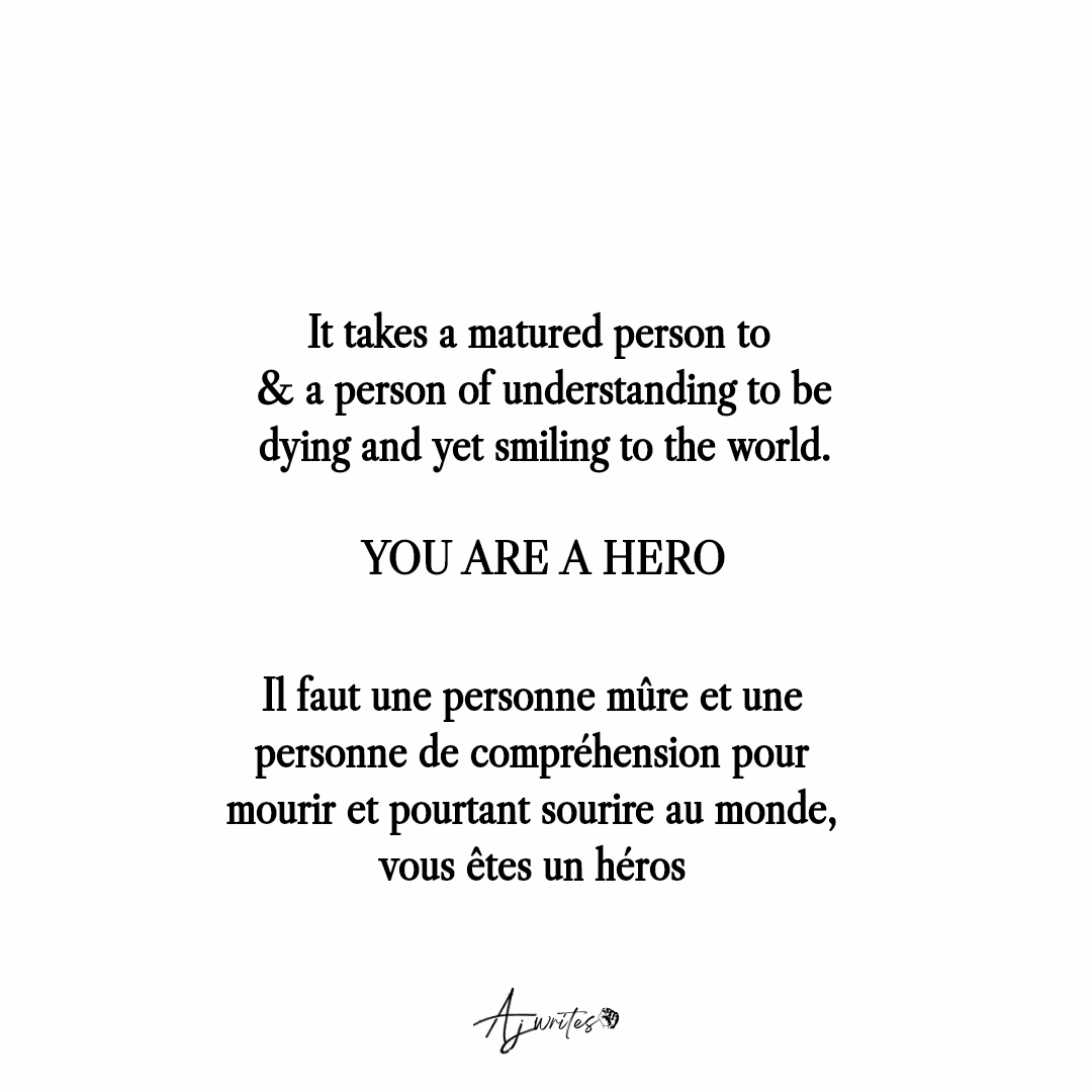 amladejennifer's tweet image. You are a Hero...😊✊🏼 #thoughts #ajwrites✊🏼