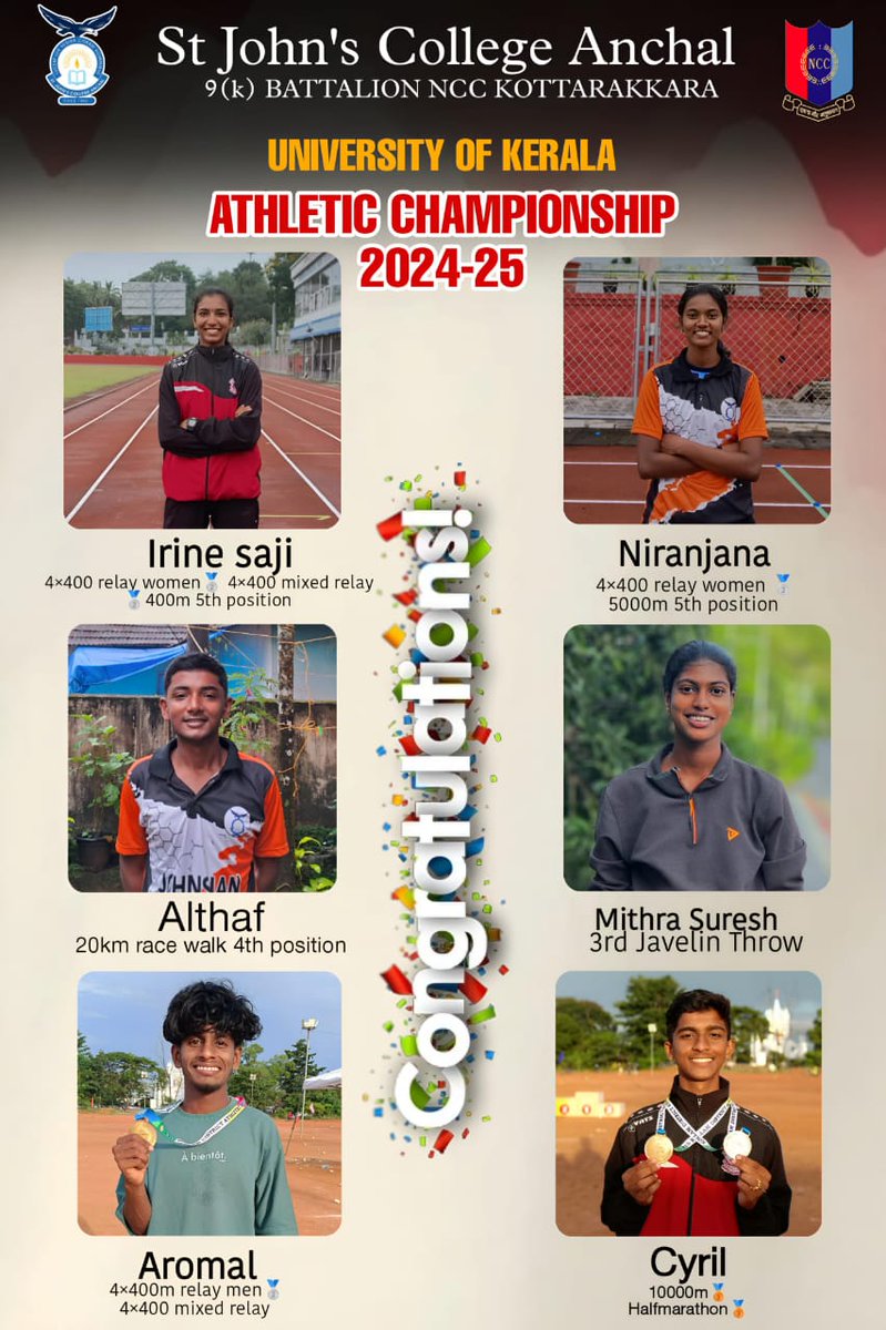 9keralabnNCC's tweet photo. "Congratulations to our 9K BN NCC cadets on their outstanding sports achievements! We're proud of your dedication and hard work! #9KBNNCC #SportsAchievements" https://t.co/WT7FtRMhtO