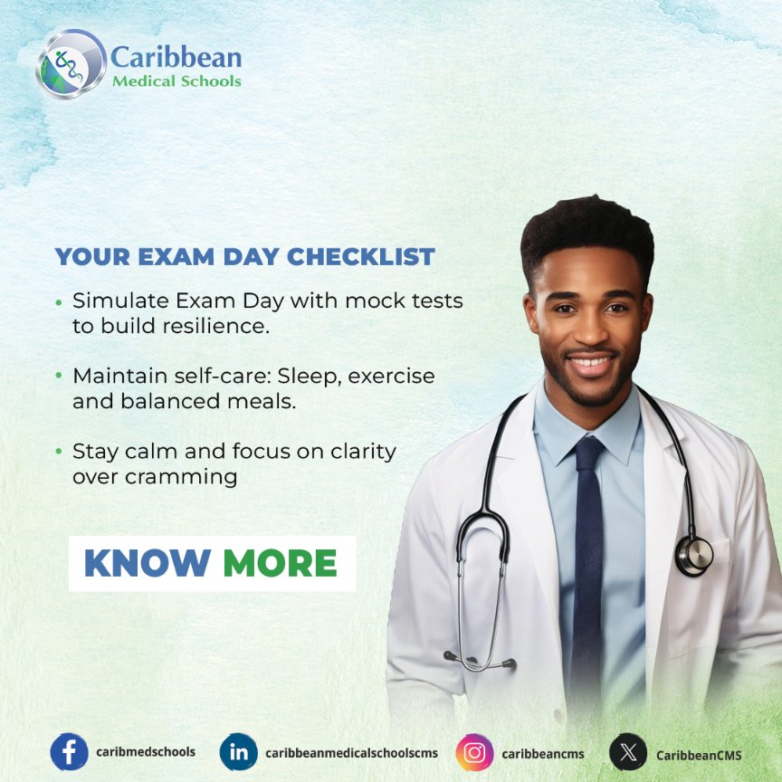 CaribbeanCMS's tweet photo. Achieve USMLE Success with our step-by-step guide!
We've got actionable insights to help you conquer every phase of the exam
Visit to Know More: https://t.co/WrjScYNBrS
#CaribbeanMedicalSchools #MedicalStudents #USMLEPrep #MedStudentTips #USMLESuccess #StudySmart #FutureDoctors https://t.co/iMN0O40ERI