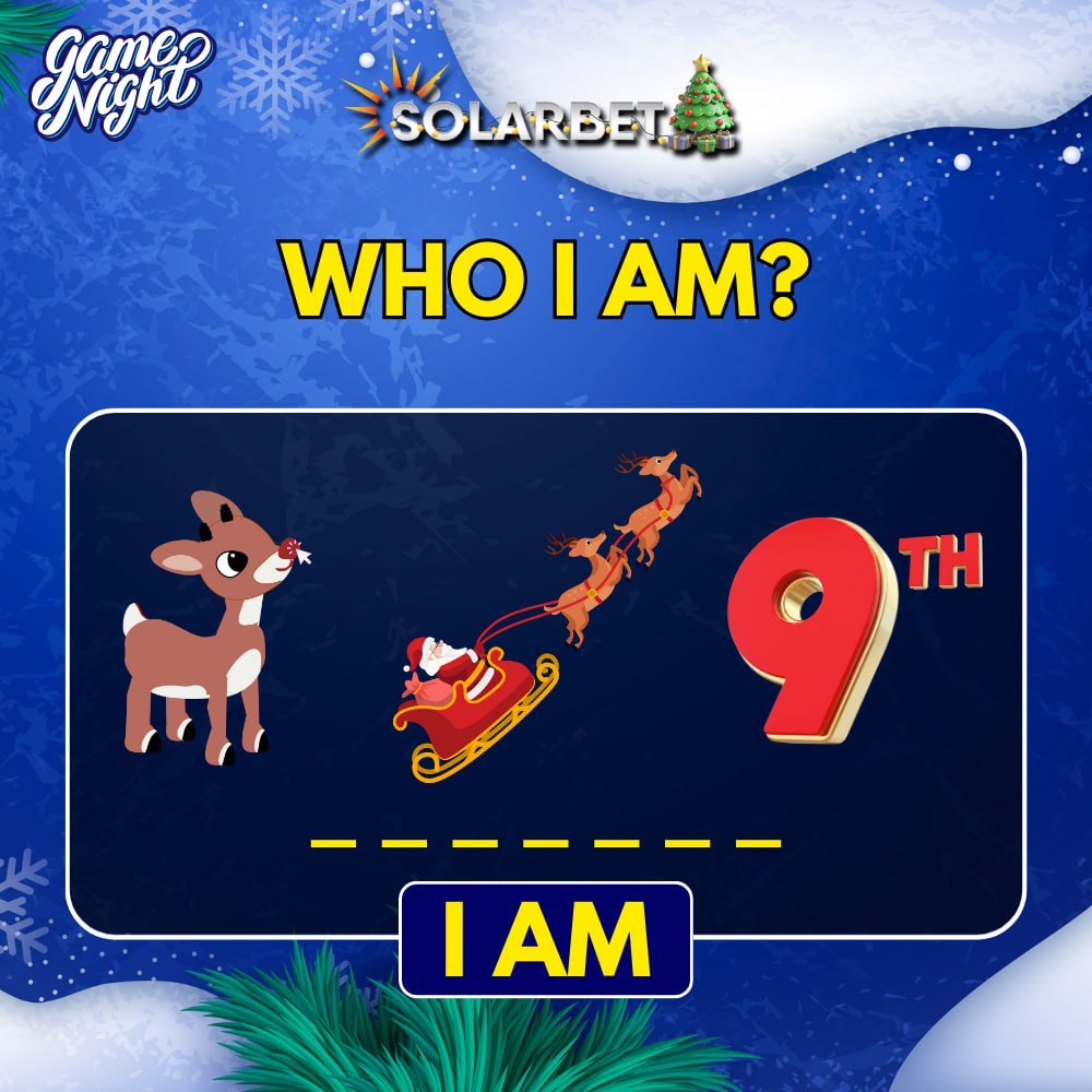 ScarletN7608's tweet photo. 🎄Game Night December: Round 4

❓ Mystery prize alert!  Guess who I am and win $25 in credit!  I am 🦌?

☎️ Contact our Live Chat Customer Service for assistance. https://t.co/K8clZRHj4k