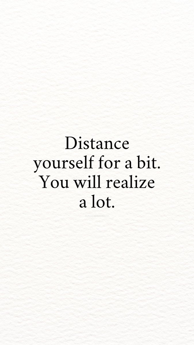 _SuccessMinded_'s tweet photo. Distance yourself.. https://t.co/AUXus5ssQB