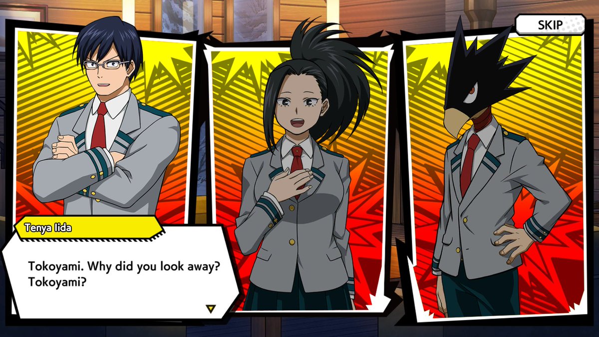 Is that a reference to the manga extra with baby Tokoyami and Dark Shadow?! They like to make snow statues!! 