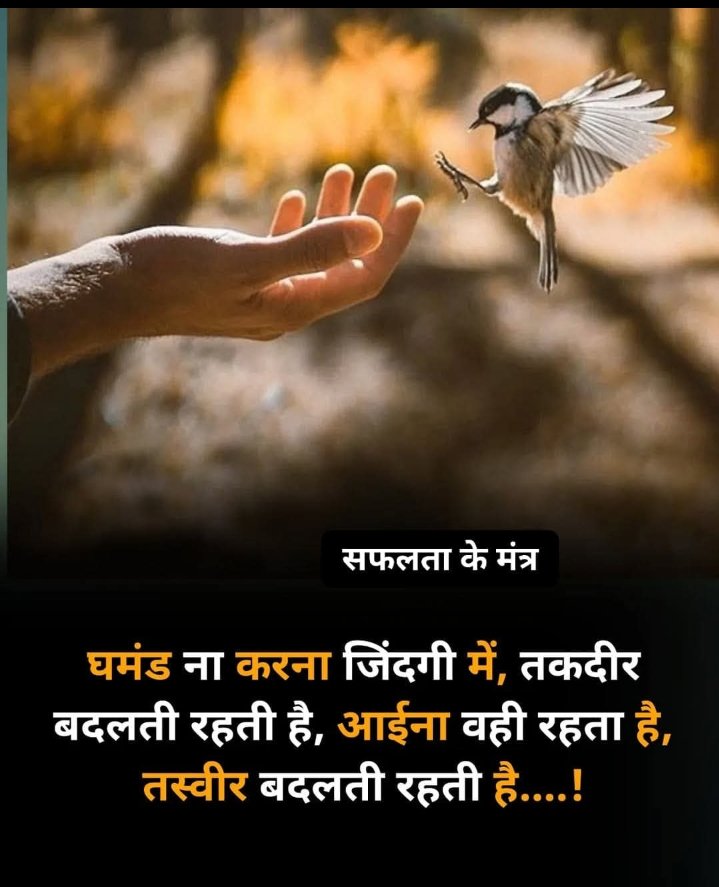 घमंड हमेशा पतन की ओर ले जाता है,
जिंदगी में सफलता चाहिए तो शालीनता लाए!!