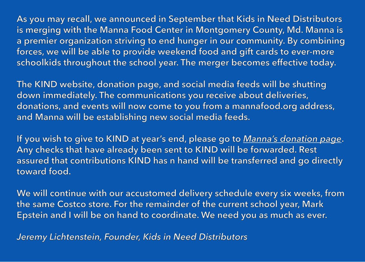 KIds In Need Distributors (@kindinmd) on Twitter photo 
