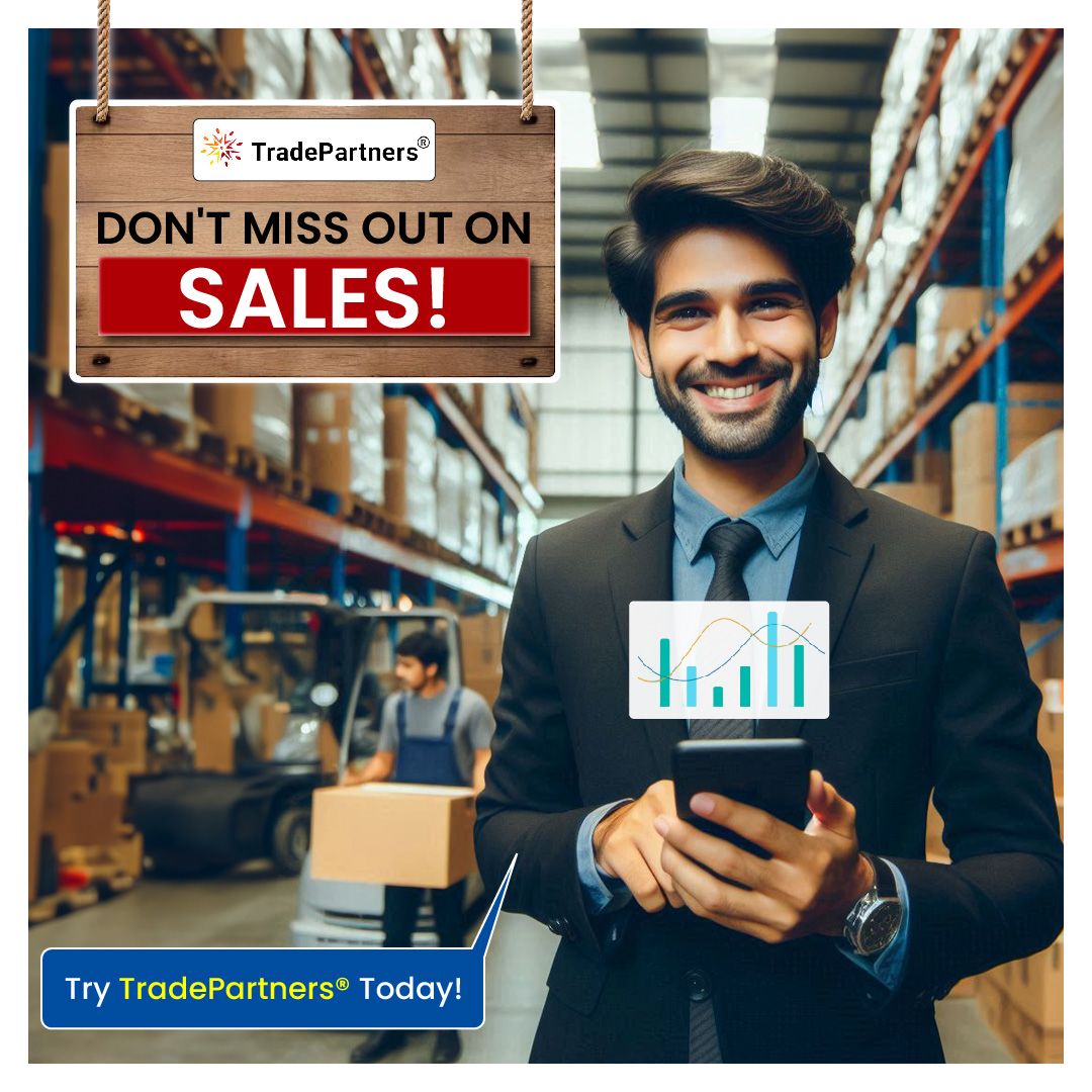 Grow your on-field sales revenue using the TradePartners® app!
Download the app now @ buff.ly/3PWHusO
Reach Us @ buff.ly/3P4LKGy

#TradePartners® #Sales #SalesPerformanceManagement #salesrevenue #SalesEfficiency #SalesExecutivetracking #SalesPerformance