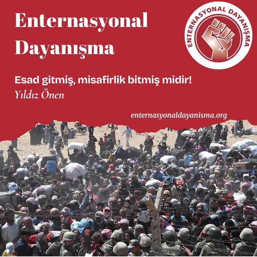yildizonen's tweet photo. Yeni yazım: Esad gitmiş, misafirlik bitmiş midir! 

https://t.co/sJQJSXKToY

#Suriye #multeciler #dayanışma #Esad #ırkçılık https://t.co/sHldxu4Loe