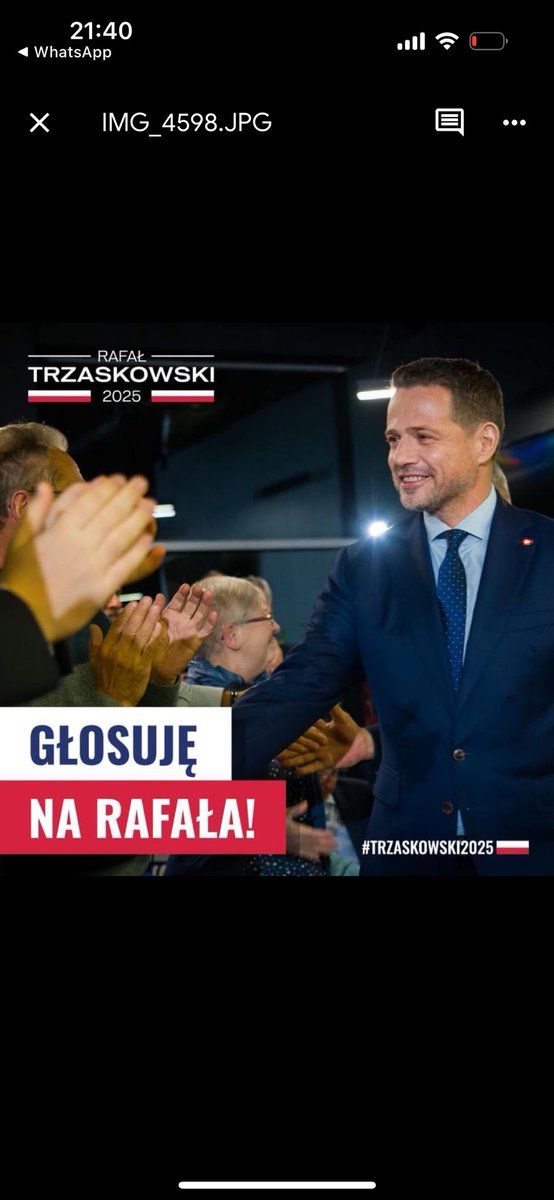 Mój Prezydent Rafał Trzaskowski 

#Trzaskowski2025 

Popieram !