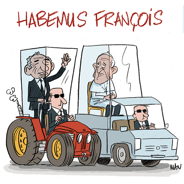 #Bayrou #papeencorse #PapeFrançois #Dessin <a href="/Midilibre/">Midi Libre</a>