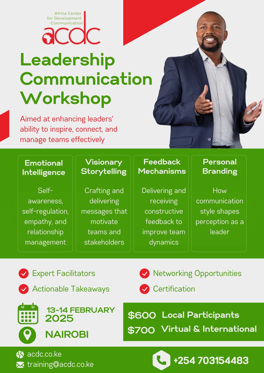 Our Leadership Communication &amp; Emotional Intelligence workshop will empower you to connect authentically, inspire teams, and navigate challenges with ease. Learn to use emotional intelligence to build trust, deliver feedback effectively, and strengthen your leadership presence.