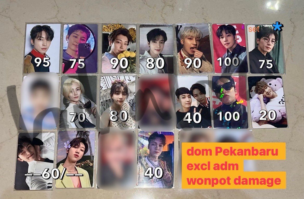 hihaloz's tweet photo. WTS want to sale

photocard pc aab seventeen rd ina

dom Pekanbaru
bisa 🍊
excl adm
nego allowed
keep w/ dp
NO PAIR

t. wts wtb pc seventeen svt ina wonwoo tray iphone yc bunga mam ati potter jeonghan amer flower crown hao bali woozi centil attacca fml fts heaven 세븐틴 양도 https://t.co/zPenQ1FkRc