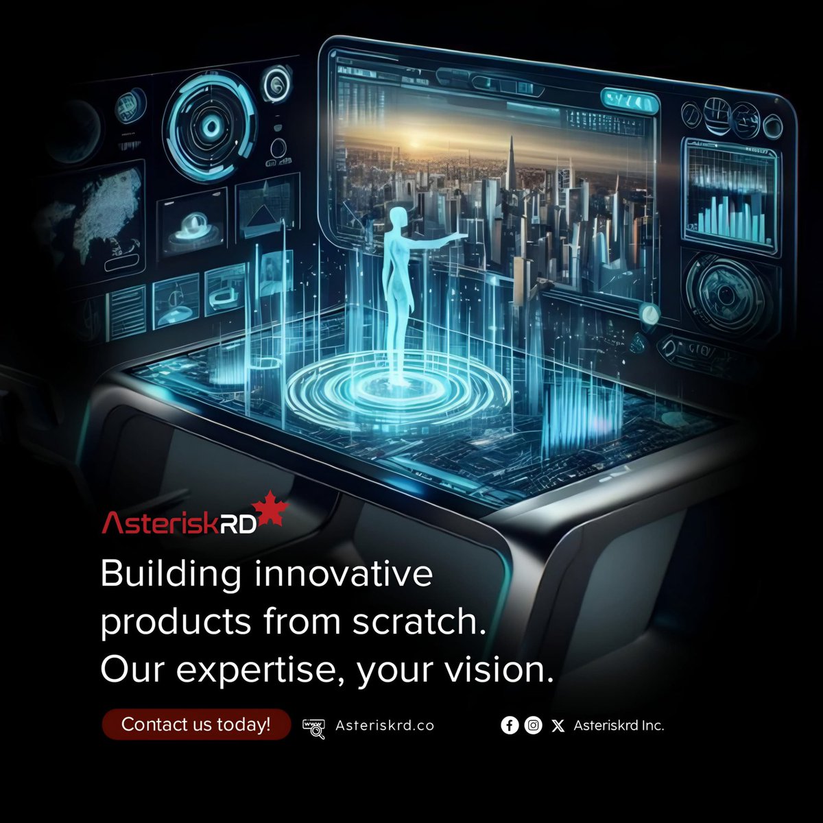 asteriskrdhub's tweet photo. Building innovative products from scratch. Our expertise, your vision. Contact us today!

 #AsteriskRD #ProductBuilding #TechSolutions #Innovation #SoftwareDevelopment https://t.co/97hfMcvSsO