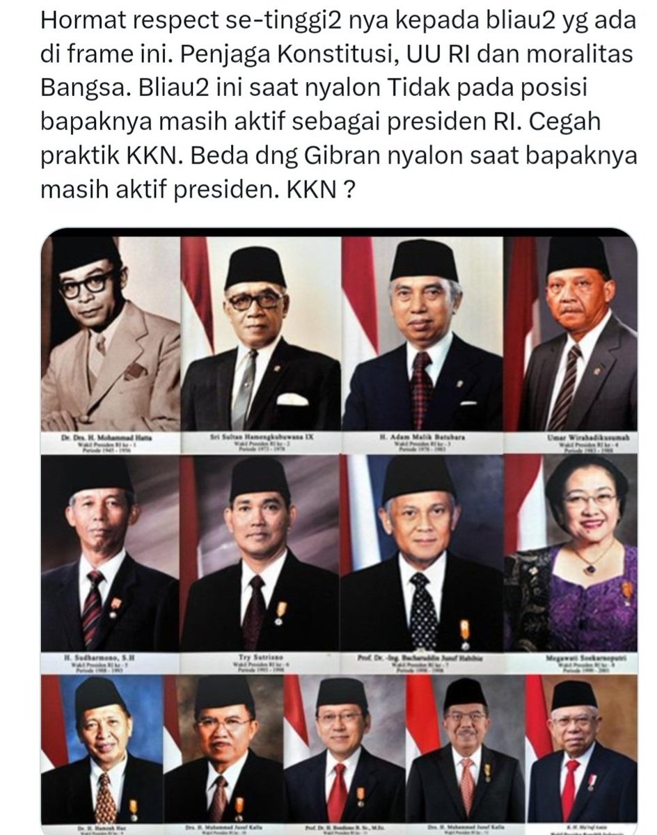 yunimoesseno's tweet photo. @kandargalang @narkosun @gibran_tweet Aib nasional ? Degradasi mutu wapres RI. https://t.co/PgWOiNeYCR