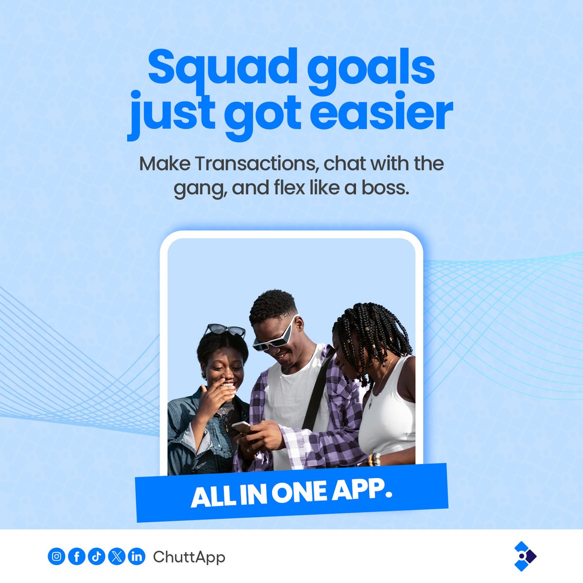 ChuttApp's tweet photo. Your squad will NEVER forgive you if they miss this. 
Ready to Chutt? 
Tag your Squad don't hide update
 #ChuttAppIsComing #goals https://t.co/k7ZuBErlOQ