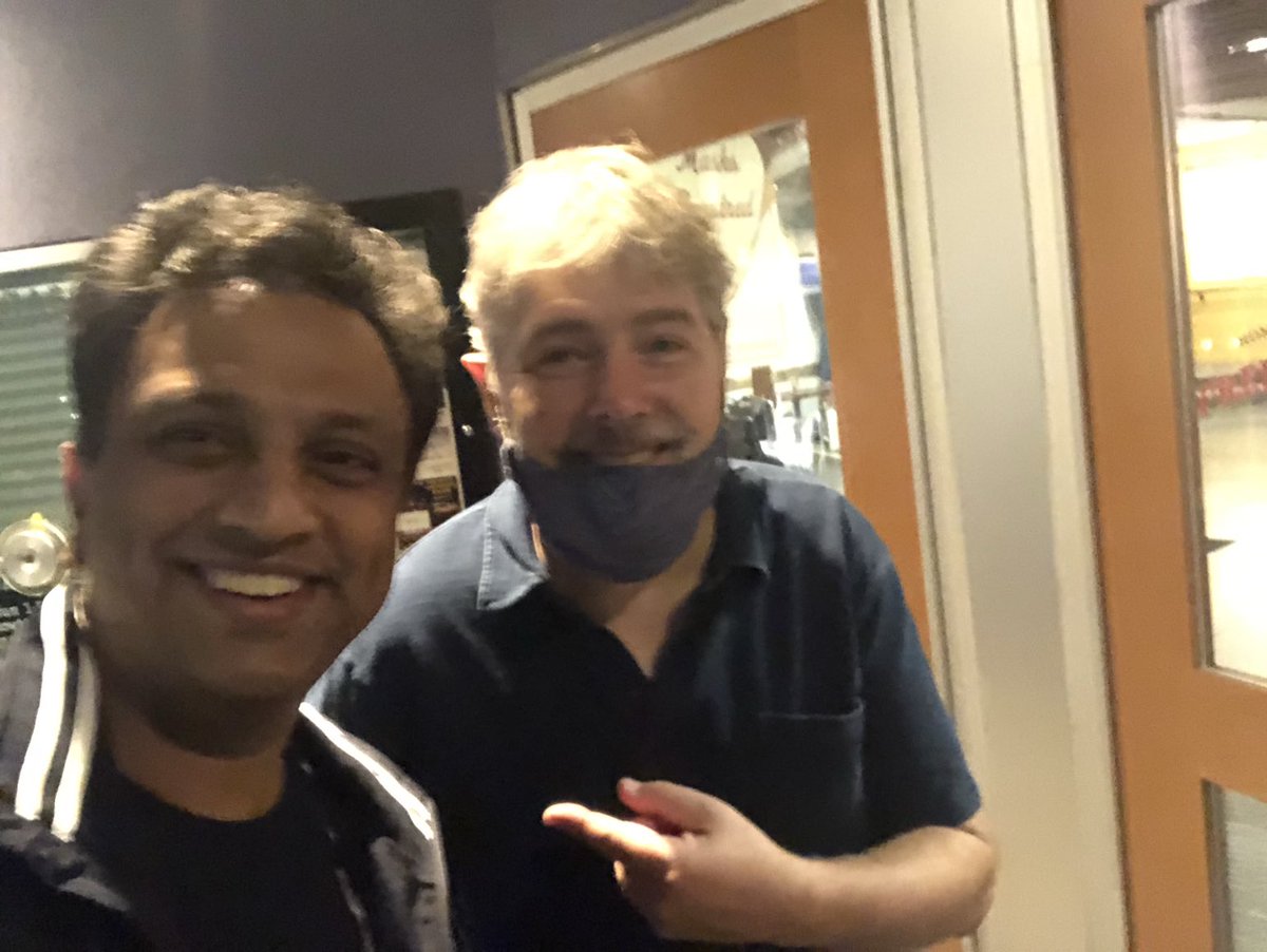 Met Ustaad ji two years back in Berkeley. His kindness is as legendary as his divine musical genius.⁦<a href="/ZakirHtabla/">Zakir Hussain</a>⁩ ⁦shat shat pranaam. He graciously invited me as his guest to ⁦<a href="/belafleckbanjo/">Béla Fleck</a>⁩ concert.
