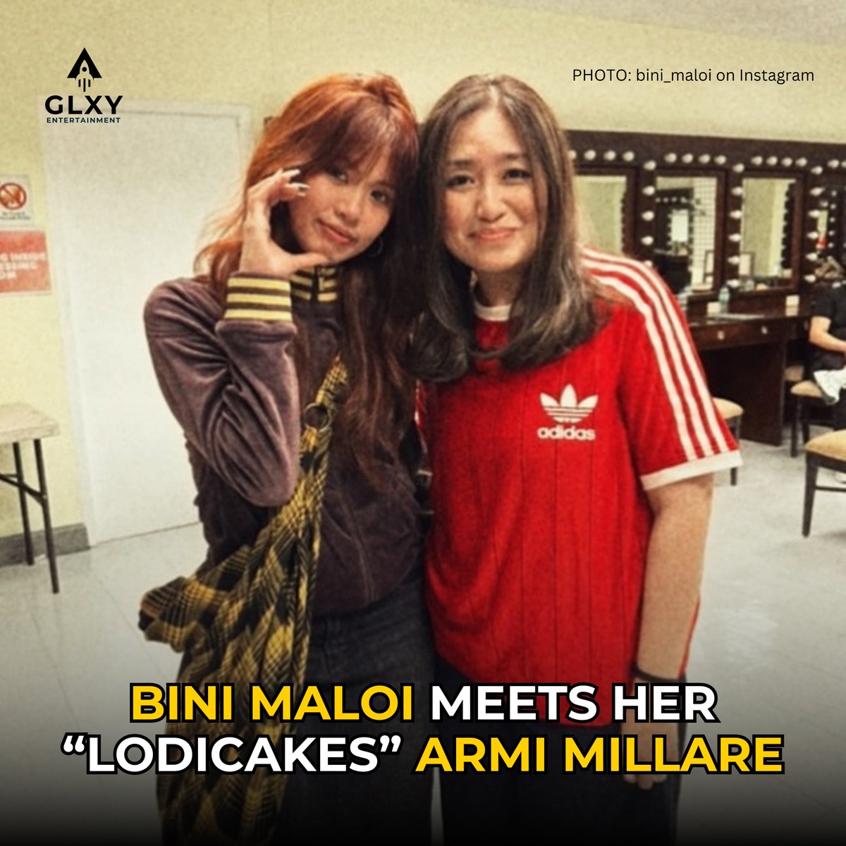 "I'M SO ALIVE"

BINI <a href="/BINI_ph/">BINI_PH</a>'s Maloi <a href="/bini_maloi/">Maloi Ricalde ౨ৎ</a> shared a moment with her idol Armi Millare <a href="/armimillare/">armi</a> after one of Armi's recent shows over the weekend. ❤️‍🩹

#bini #binimaloi #armimillare