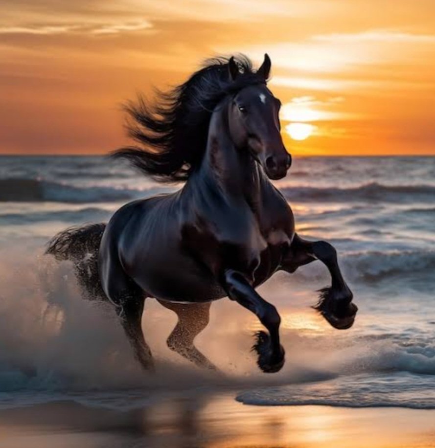 a7329461's tweet photo. @GJ_24_Rocky Love, like a black stallion galloping along the shore, moves with untamed grace, boundless, free, and forever chasing the horizon of the heart.๐ง๐๐ฆ
#LoveAndFreedom #UnstoppableLove
#BoundlessConnection
#RunWithLove
๐งก๐ค๐งก๐ค https://t.co/ZR20IPRznN