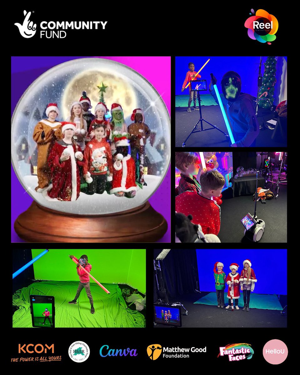 initcreative1's tweet photo. 🎄✨ The Reel Creative Christmas Tech School was an absolute smash! Inspiring young minds and spreading festive cheer. 🎥💻

Huge thanks to @LottoGoodCauses for supporting us. Also @KCOMhome @canva @MatthewGoodFoun 

#Techschool #DigitalFuture #VR #AI #ReelCreative @TNLComFund https://t.co/kgkxdfrVE4