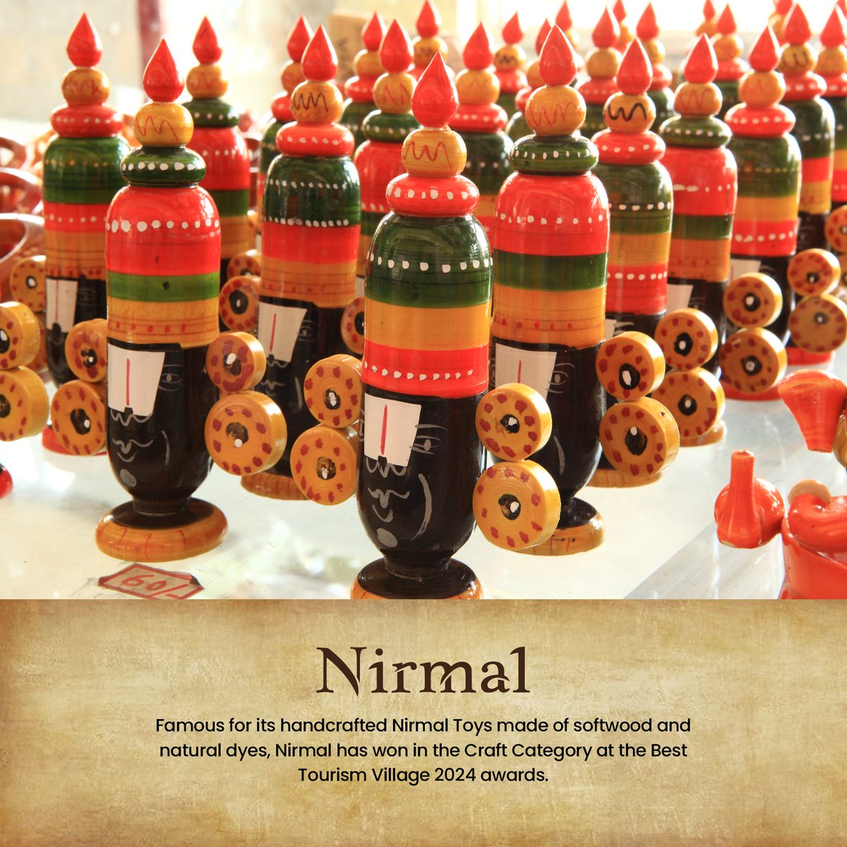 Explore the award-winning villages of Telangana! Somasila and Nirmal have achieved global recognition at the Best Tourism Village 2024 awards. Discover their heritage and charm—plan your visit today!

#TelanganaTourism #BestTourismVillage #2k24 #awardwinning #India