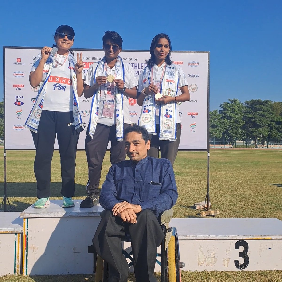 Honored to be invited to the 23rd Usha National Athletics Championship for the Blind, organized by the Indian Blind Sports Association and Para Sports Association of Gujarat.  #Inspiration #ParaAthletes #UshaNationalChampionshi #InclusiveSports #StrengthInAdversity"
#IBSA