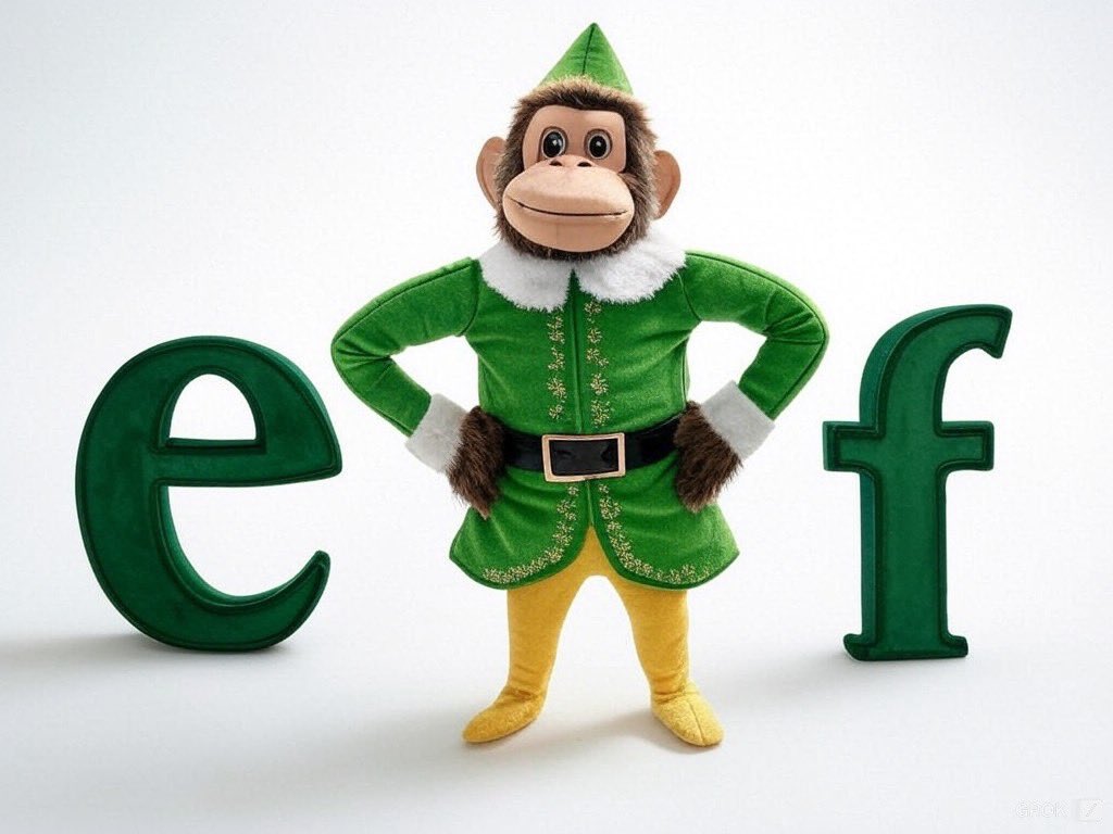 asianamcape's tweet photo. When @AMCTheatres @CEOAdam gets our ape plushie mascot in, we can definitely link some Christmas IPs for sale during the holidays like this #ElfMovie one a holiday classic #amc #shareamc #AListAmerica #GoAMC https://t.co/dLhZo6QTPL