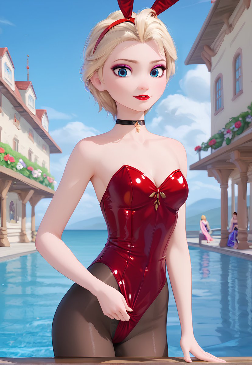 #Elsa #Frozen #waifu #princess #cartoon #fanart #ai #hot #nsfw