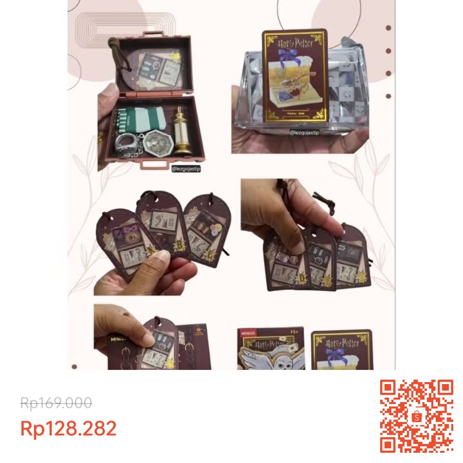adelinavilia's tweet photo. guys yg masih mau blind box koper keychain selected, yuk CO langsung di shopee aku, lagi promo nih ☺️https://t.co/7xWkY66T2o
#WTS #wtb #minisoxharrypotter #blindbox https://t.co/wWXkFGqAV2