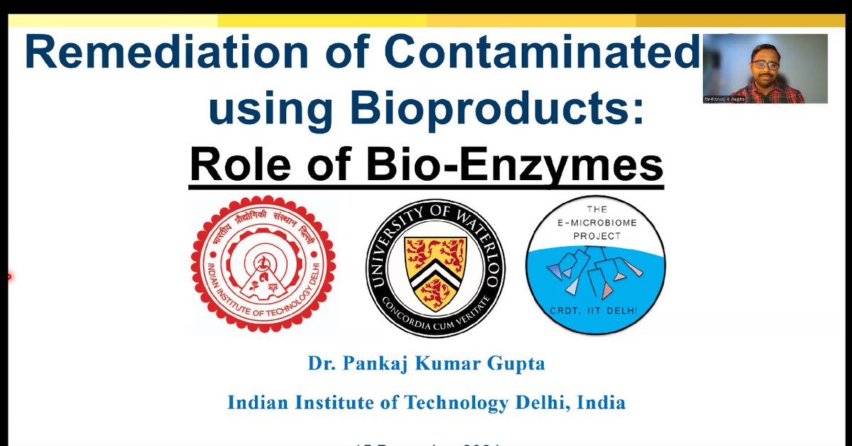 EMicrobiome's tweet image. It was such a unique opportunity to present a productive and dynamic talk on wide application of BioEnzyme...
Moreover it was really wonderful to share immune talk against pollution hazard
#Chromium #BioEnzyme