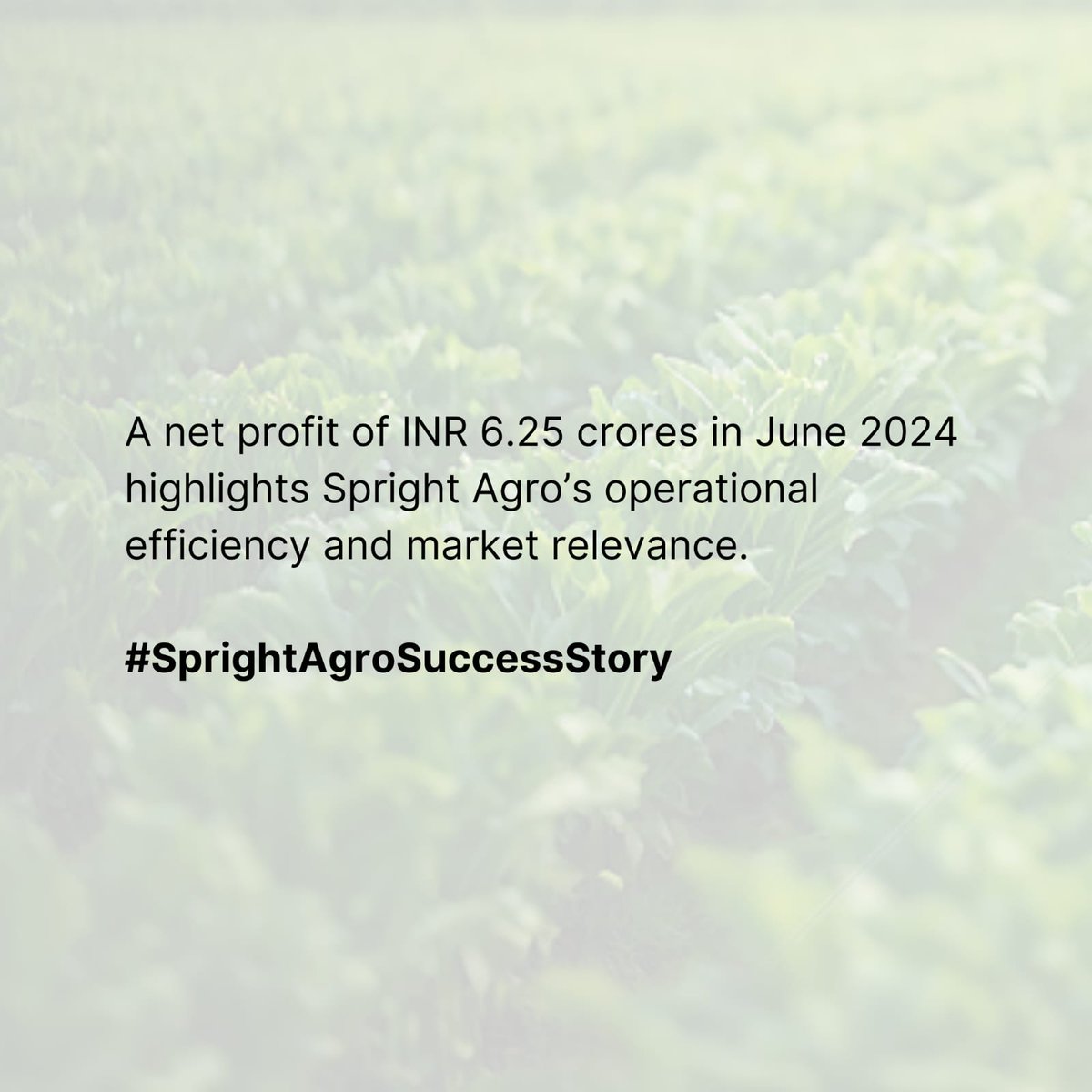 Ananya718's tweet photo. Farmers will definitely get an Important growth and movement by this great initiative from Spright Agro.

#SprightAgroSuccessStory https://t.co/vIMYbYu6Kl