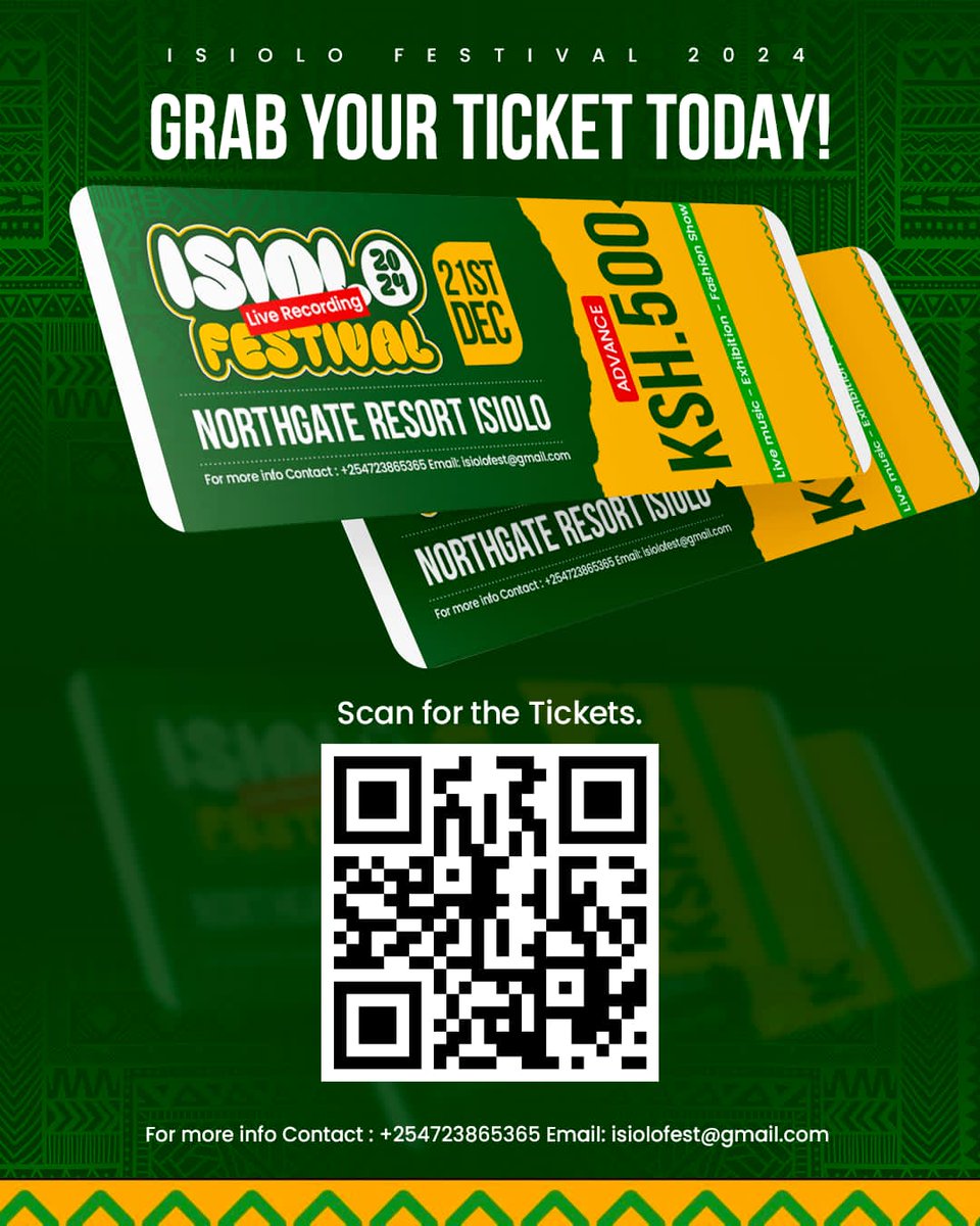 Get your tickets as early as now
