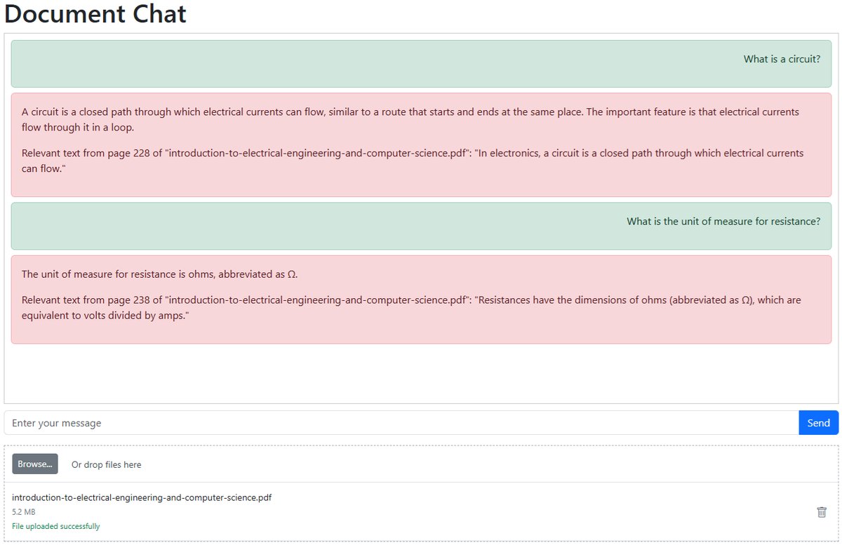 Chat with PDF Documents Using AI
There's a wave of RAG (Retrieval-Augmented Generation) demos out there, many leveraging Python with abstraction libraries like LangChain to simplify things. But here's a fun fact - the core concept is surprisingly simple:
   • Load Your Docs 📄