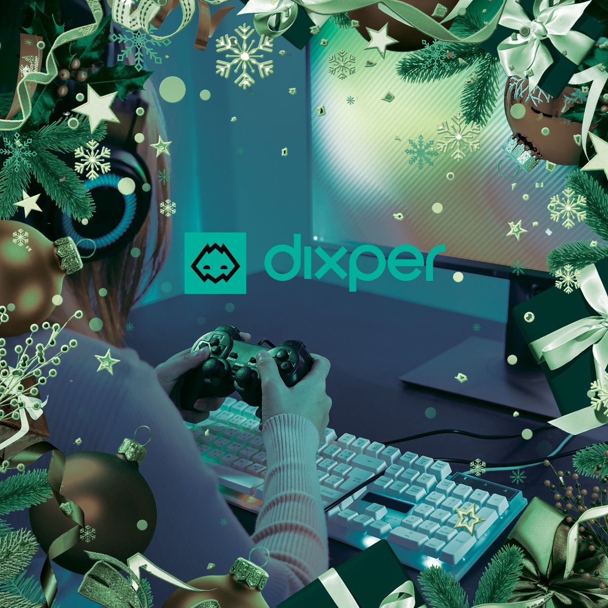 DixperES's tweet image. ¿Tu setup ya está listo para las fiestas? 🎄✨ 

¡Queremos ver cómo luce tu rincón streamer con ese toque navideño! 🎮🖥️ Presume tu creatividad y etiqueta a tus amigos. 🚀🎁 #SetupNavideño #Streamers #GamingLife #DecoraciónFestiva