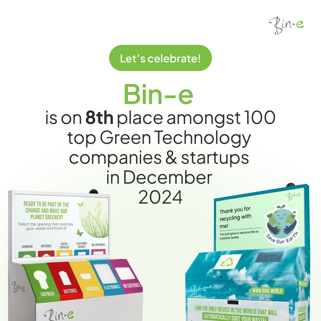 Bin-e Smart Waste Bin tweet media