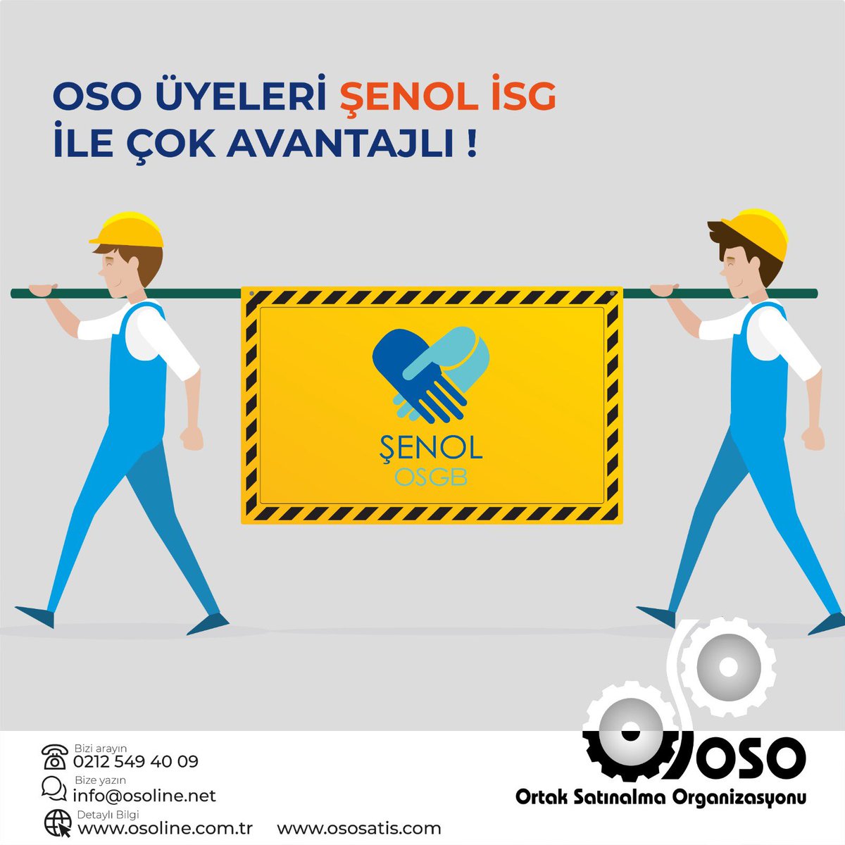 OSOLINE_'s tweet image. OSO üyeleri Şenol İSG ile çok avantajlı !

+90 212 549 40 09

#OsoLine #OSO #OrtakSatınalmaOrganizasyonu #ososatis #işgüvenliği