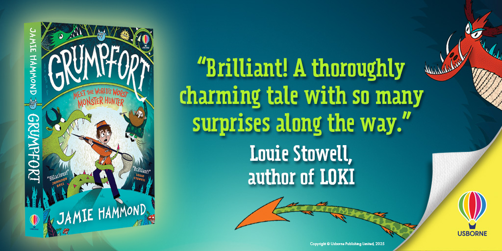 Usborne's tweet photo. Meet Monday the 16th (or Mo, as everyone called him) - the World's Worst monster Hunter in GRUMPFORT!

As today is Monday the 16th, we're giving away a VIP proof package of the monstrously brilliant adventure from @jamiehammondd.

Like, retweet and follow us and Jamie to win! https://t.co/fPa7THOWDj