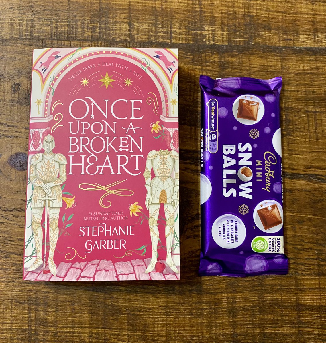 Happy Monday! Today I’m giving away a copy of Once upon a Broken Heart and a Cadbury Snow Balls bar. UK only. Closes 17/12/24 at 11.59pm.