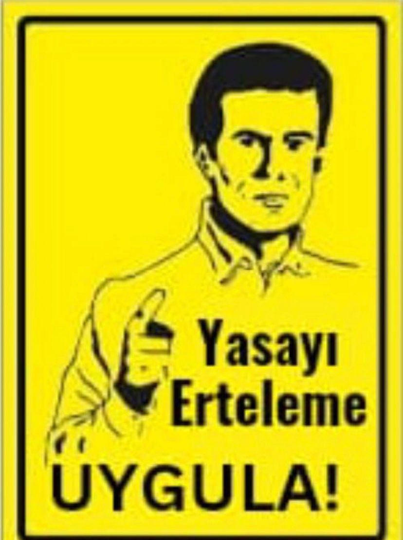 Uzun zamandır ertelenen yasa bir daha ertelenmemelidir.Herkes kendi sınıfını olan işyerlerine bakmalıdır. <a href="/csgbakanligi/">T.C. Çalışma ve Sosyal Güvenlik Bakanlığı</a> <a href="/KAYIHANPALA/">KAYIHAN PALA</a>