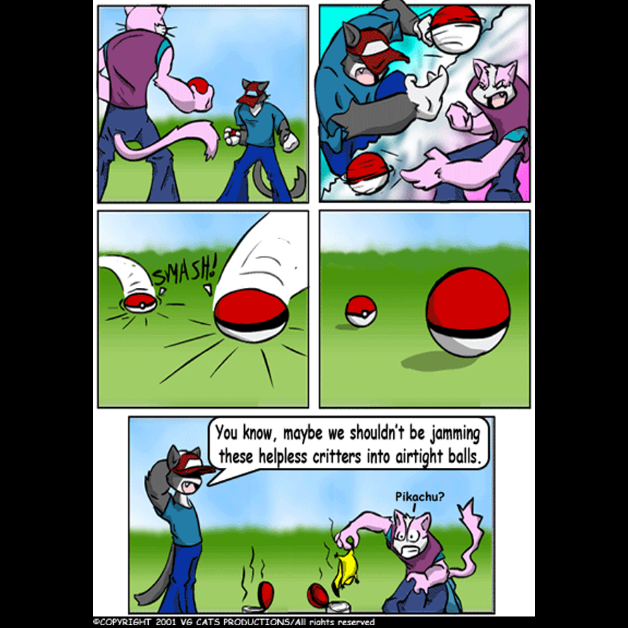 VG Cats , 02, Pika? (Original)

vgcats.com/comics/index.p…

#comics #comic #webcomics #webcomic #comicstrip #videogames #gaming #cats #cat #pokemon