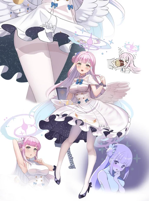 #今年も残りわずかなので今年一番伸びた絵を貼る #ブルアカ ミカ! 