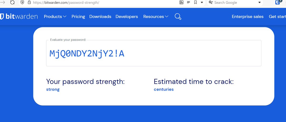 lavanyadeepak's tweet photo. @Varshha4ever #PasswordStrength Assessed by @Bitwarden https://t.co/edHgGj1wa1