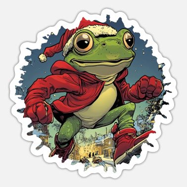 MerryFrogmasSol's tweet photo. Hey, I’m #Frogmas, I’m willing to surprise you all 🐸 https://t.co/IDJZoOuo3N