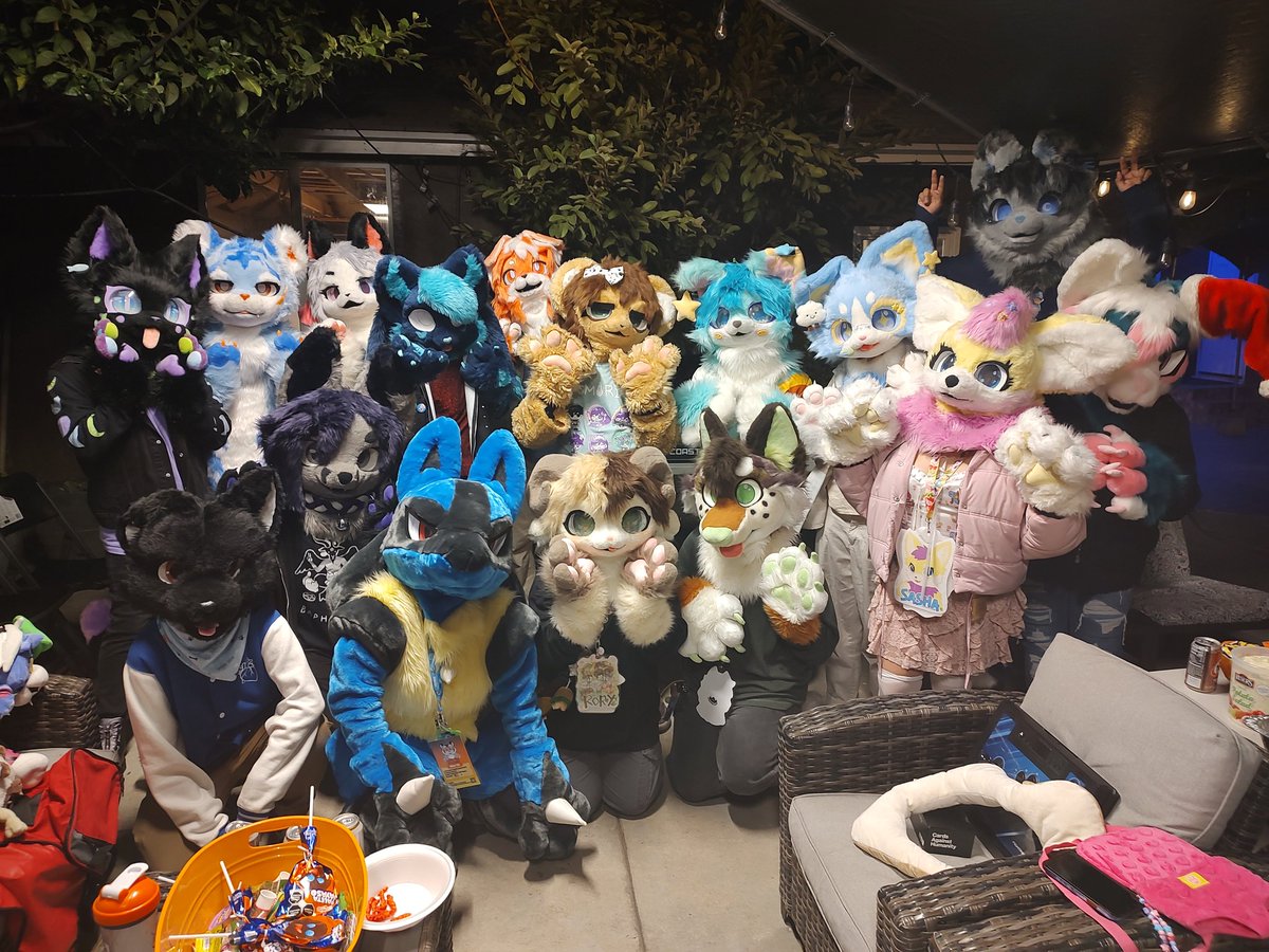 hazelbutterbear's tweet photo. First kemono meet for West Side Kemono/@roryramxo's Christmas Party!! We're off to a great start! Ty @BallistaMouse for hosting!! 🥺🥺 https://t.co/Yv7ORhxiFk