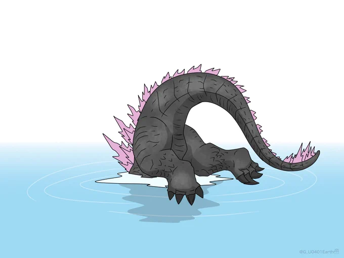 (再掲)ジブラルタルの海が思ったより浅かったエヴォゴジ#ゴジラ #Godzilla 