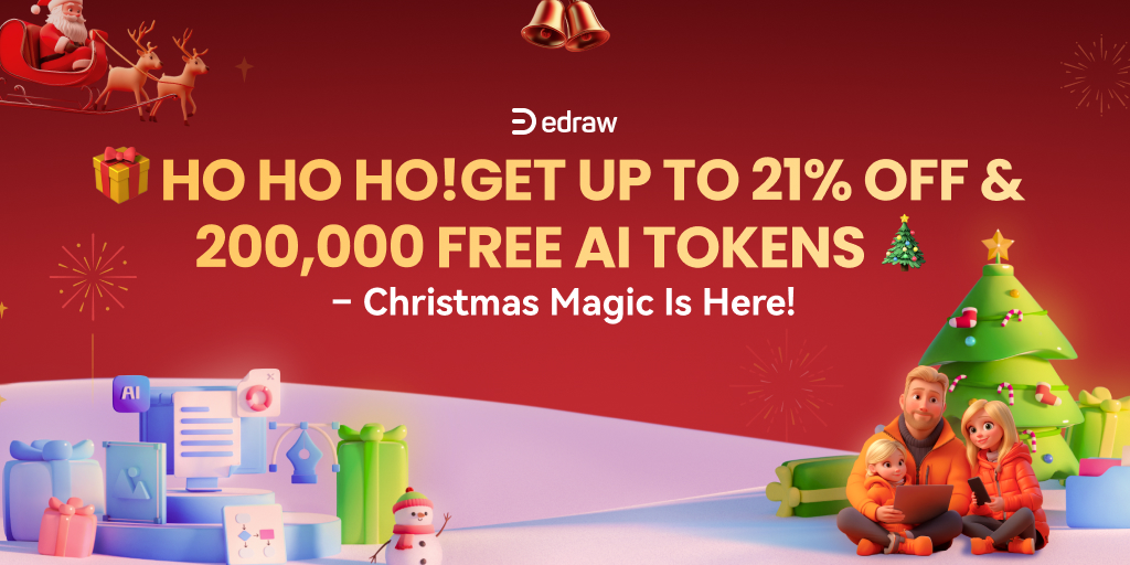 edrawsoft's tweet photo. 🎄 Christmas Sale is Here! https://t.co/IX9flkCvgx
🎅Jingle Bells, Big Deals: Discounts & Free AI Tokens Await!
🎁Get up to 21% off and 200,000 free AI tokens!
#Christmas #wondershare #edraw #AITools https://t.co/qPFU96gLd0